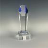 8.25" Crystal Laser Lite Tower, 3.25" wide x 8.25" tall x 3.25" deep